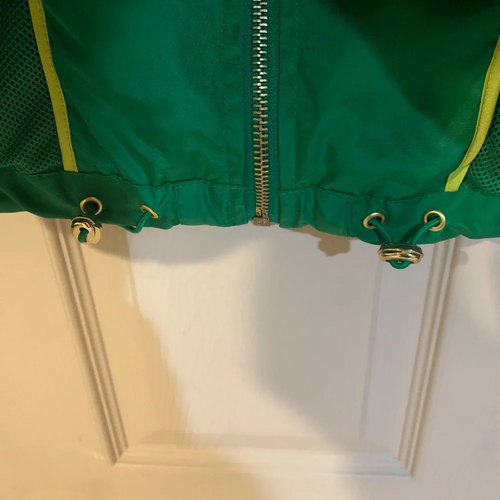 Michael Kors Green Hooded Jacket sz M